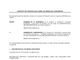Acuerdo de garantía que abarca los bienes del consumidor