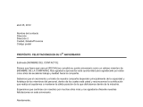 Felicitaciones por el 5to aniversario del empleado